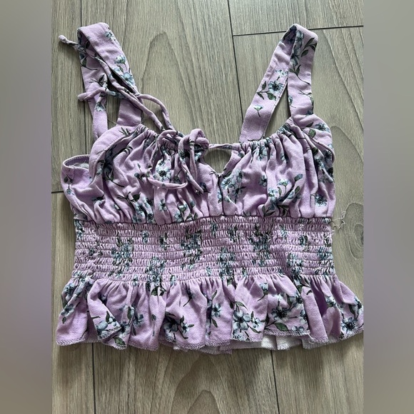 3/15$ Floral tank top - Picture 1 of 2